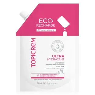 Topicrem UH Refill Ultra-hydraterende lichaamsmelk 500 ml