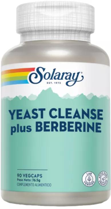 Solaray Plus Yeast Cleanse + Berberine 90 Vegcaps