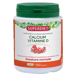 Superdiet Calcium + Vitamine D 150 gélules