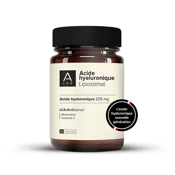 A-Lab Acide Hyaluronique Liposomal 225mg - Anti-Rides, Elasticité, Fermeté de la Peau -  60 gélules