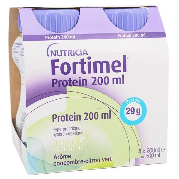 Fortimel Protein Sensation Concombre Citron Vert 4 x 200ml
