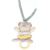 Nattou Peluche Jules Ours Pendentif avec Anneau de Dentition