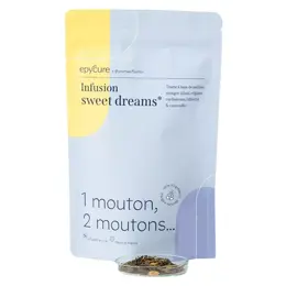 Epycure Sommeil Infusion Sweet Dreams Plantes Bio Favorise la Relaxation & un Endormissement Rapide 70g