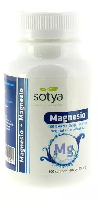 Sotya Magnésio Marinho 600Mg 100 Comprimidos