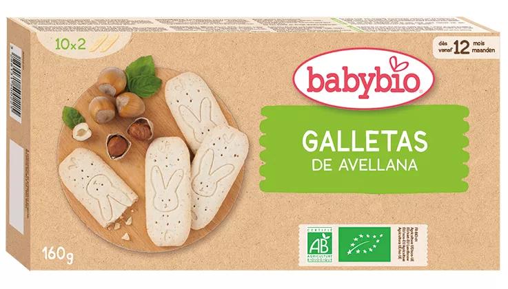 Babybio Biscuits de Croissance Noisette +12m 160 gr