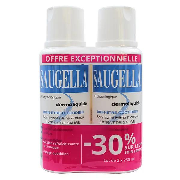 Saugella Dermoliquide lote de 2 x 250ml