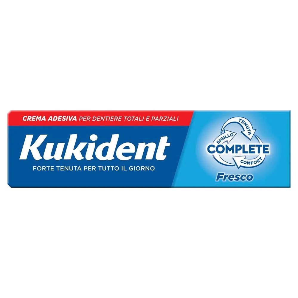 Kukident Complete Fresco Crema Adesiva Gusto Menta Light 47 g