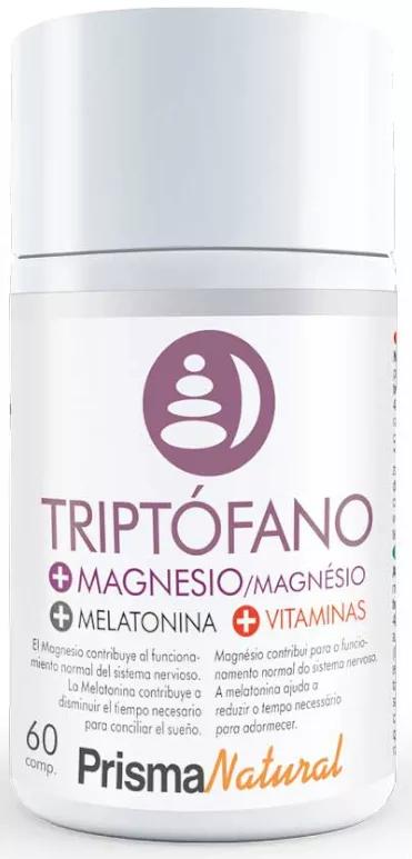 Prisma Natuurlijk Tryptofaan + MG + Melatonine 60 Tabletten