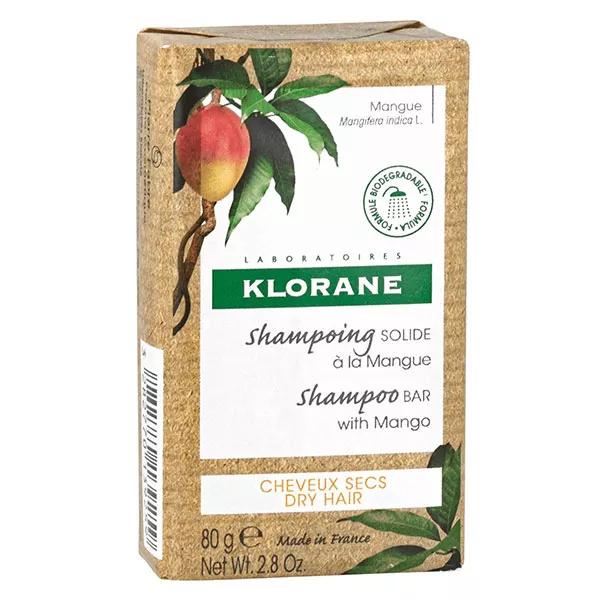 Klorane Champú Sólida Mango Cabello Seco 80g
