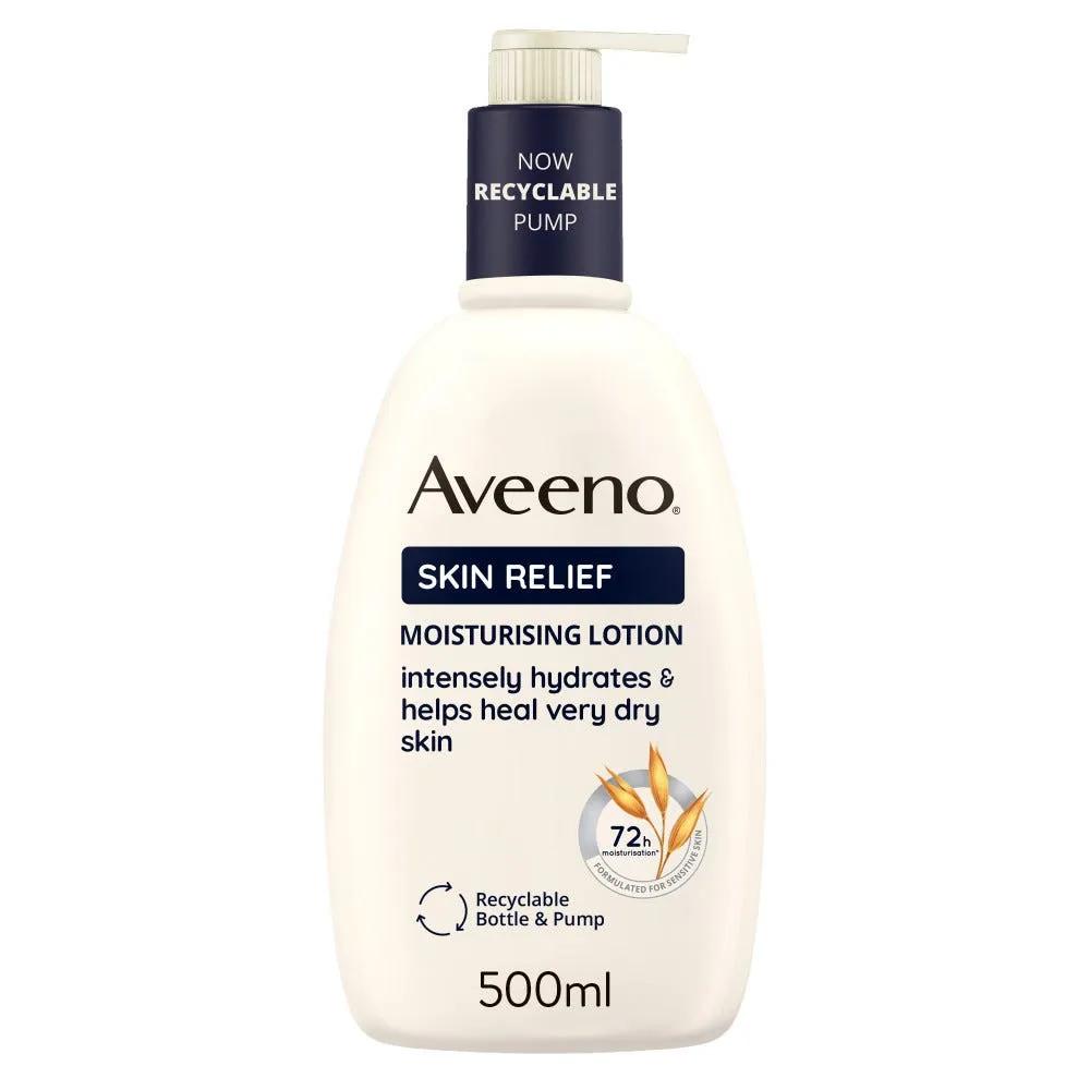 Aveeno Skin Relief Crema Corpo Nutriente Per Pelle Secca e Sensibile All'Avena Prebiotica 500 ml