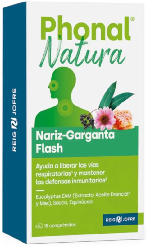 Reig Jofre Phonal Natura Neus-keelflitser 15 tabletten