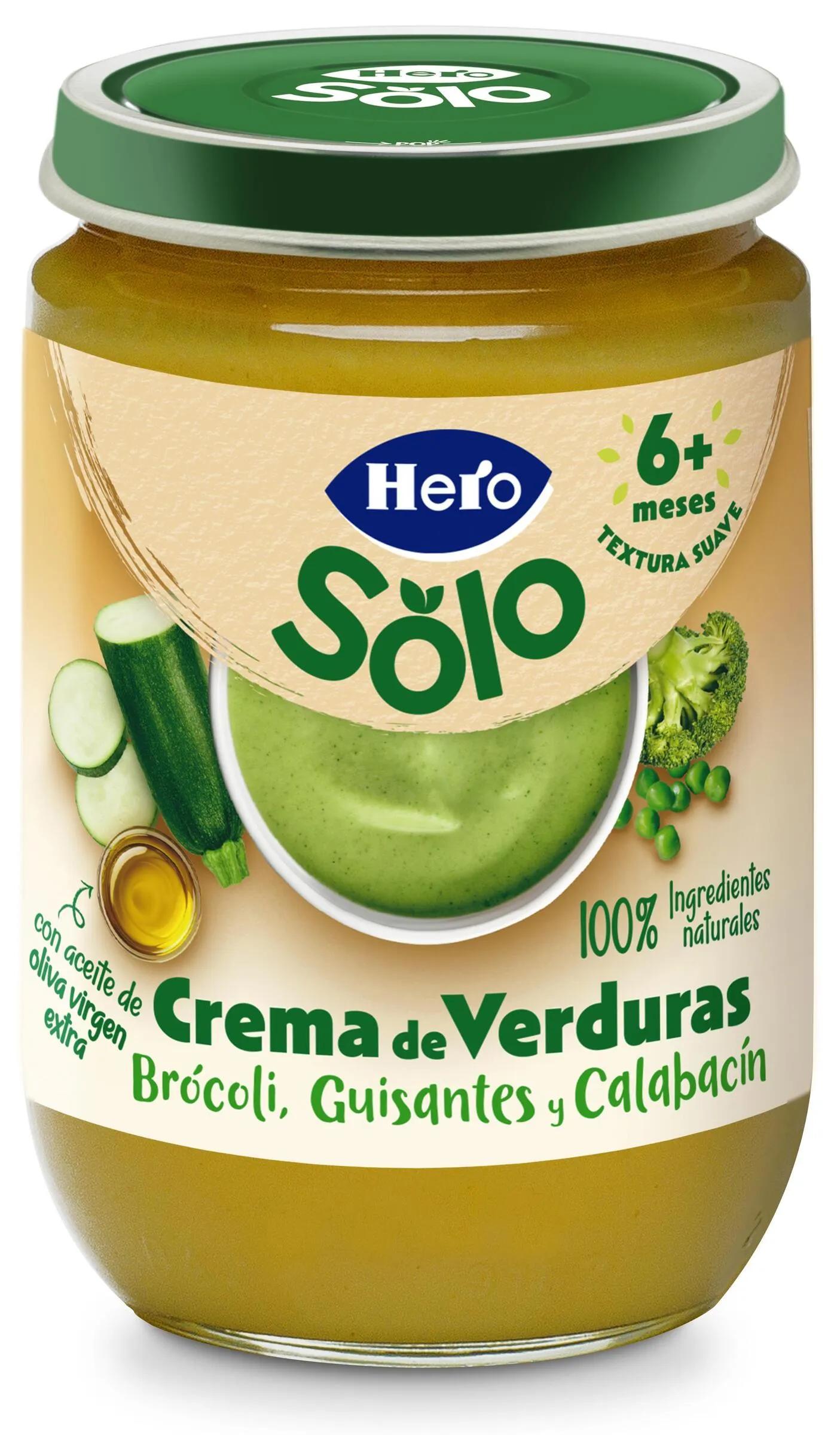 Hero Solo Creme aus Brokkoli, Erbsen und Zucchini +6m 190 gr