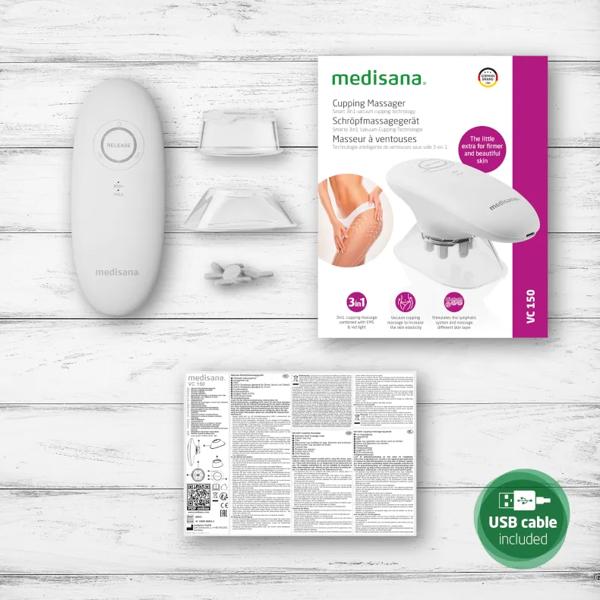 Massaggiatore corpo Medisana VC 150 con ventose, infrarossi ed EMS