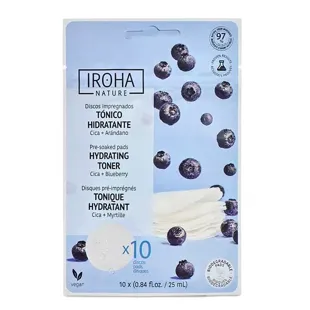 Iroha Nature Moisturizing Discs with Cica and Blueberries 10 units