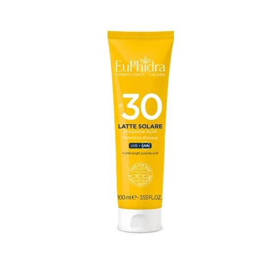 Euphidra Latte Solare Spf 30 Protezione Alta Corpo Travel Size 100 ml