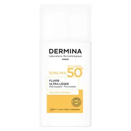 Dermina Sunlina Fluide Ultra Léger SPF50+ 50ml