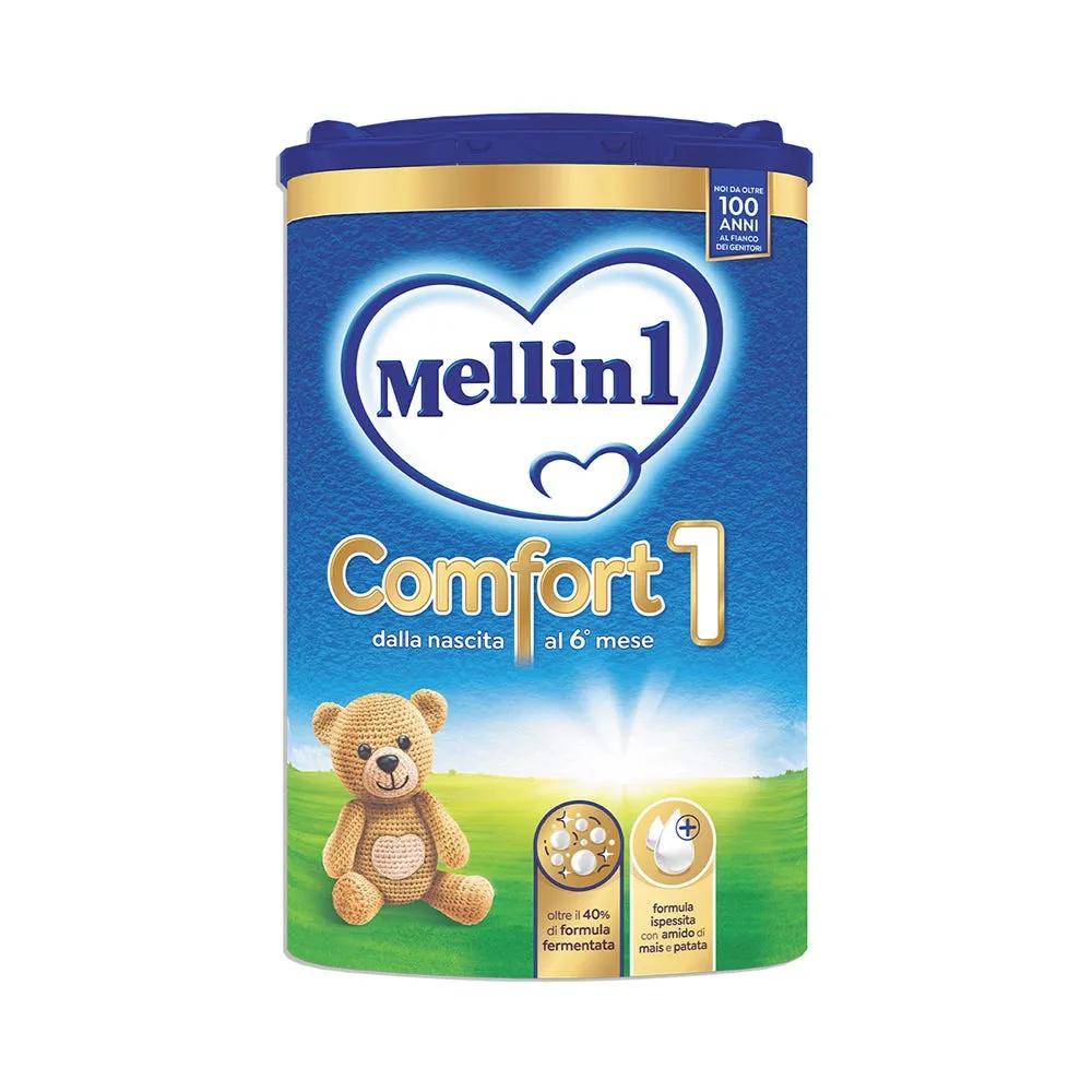 Mellin Comfort 1, Latte in Polvere per Lattanti con oltre il 40% di Formula Fermentata, 4x80g