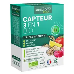 Santarome Bio Capteur 3 en 1 Bio - 60 comprimés