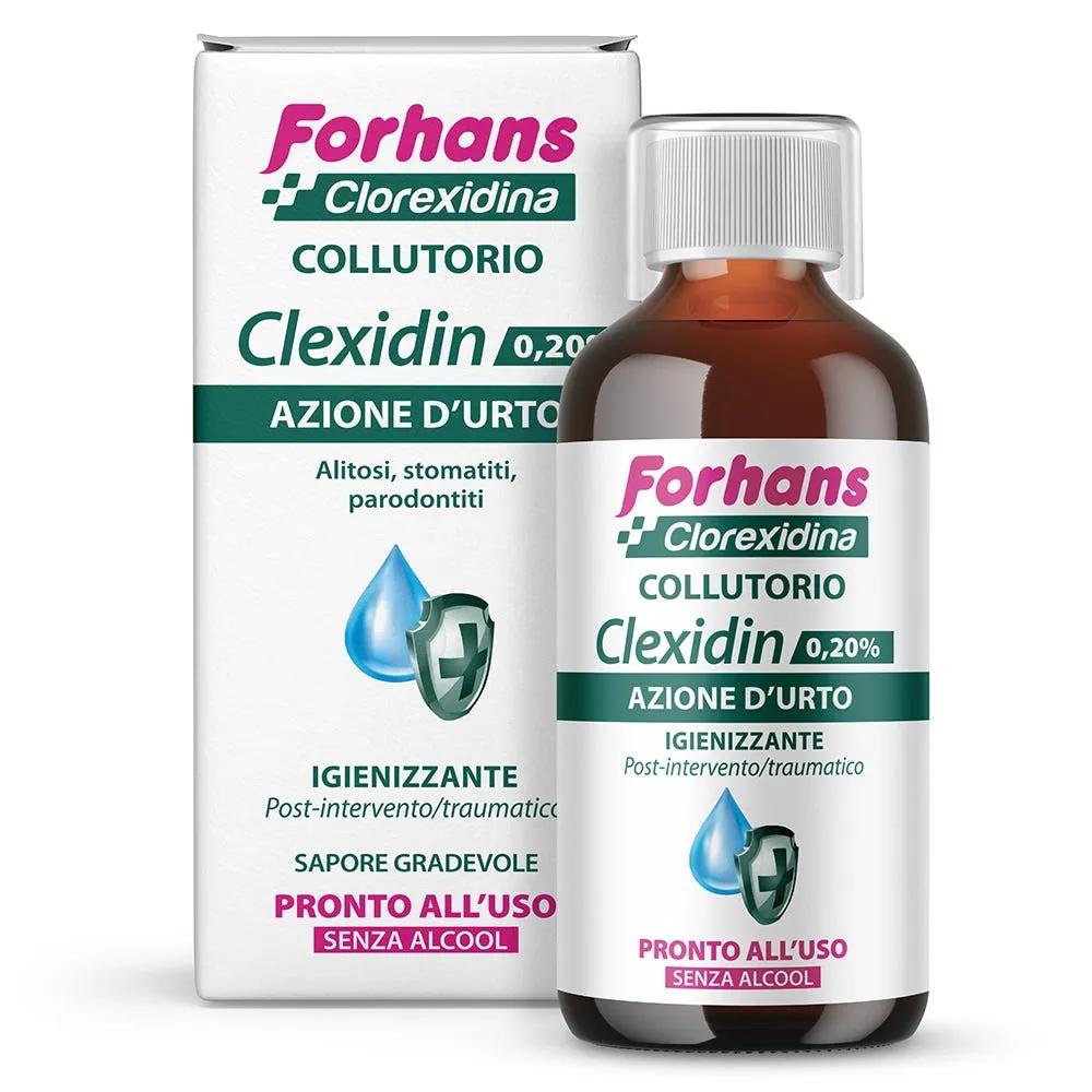 Forhans Clexidin 0,20% Collutorio Senza Alcol 200 ml