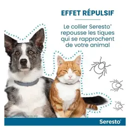 Seresto Petit Chien Collier Antiparasitaires -8kg x 3 unités