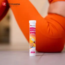 Forté Pharma HydraForté Hydratation Mangue Passion Electrolytes Vitamines 24 comprimés