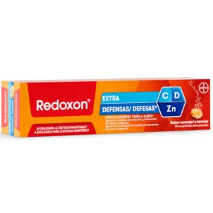 Redoxon Extra Defenses Orange 15 Effervescent Tablets