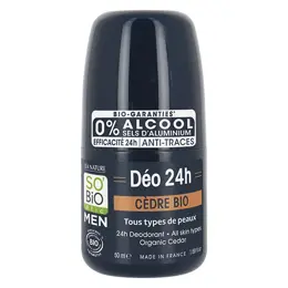 So'Bio Étic Men Déodorant 24h Cèdre Bio 50ml