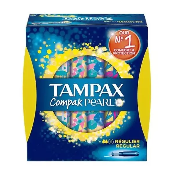Perlas de Tampax Compak regular 8 cojines