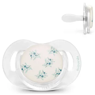 Chupeta Suavinex Poetry Tetina Fisiológica de Silicone SX Pro Azul 6-18m