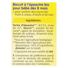 Holle Autres Aliments Bio Biscuits à l'Épeautre +8m 150g