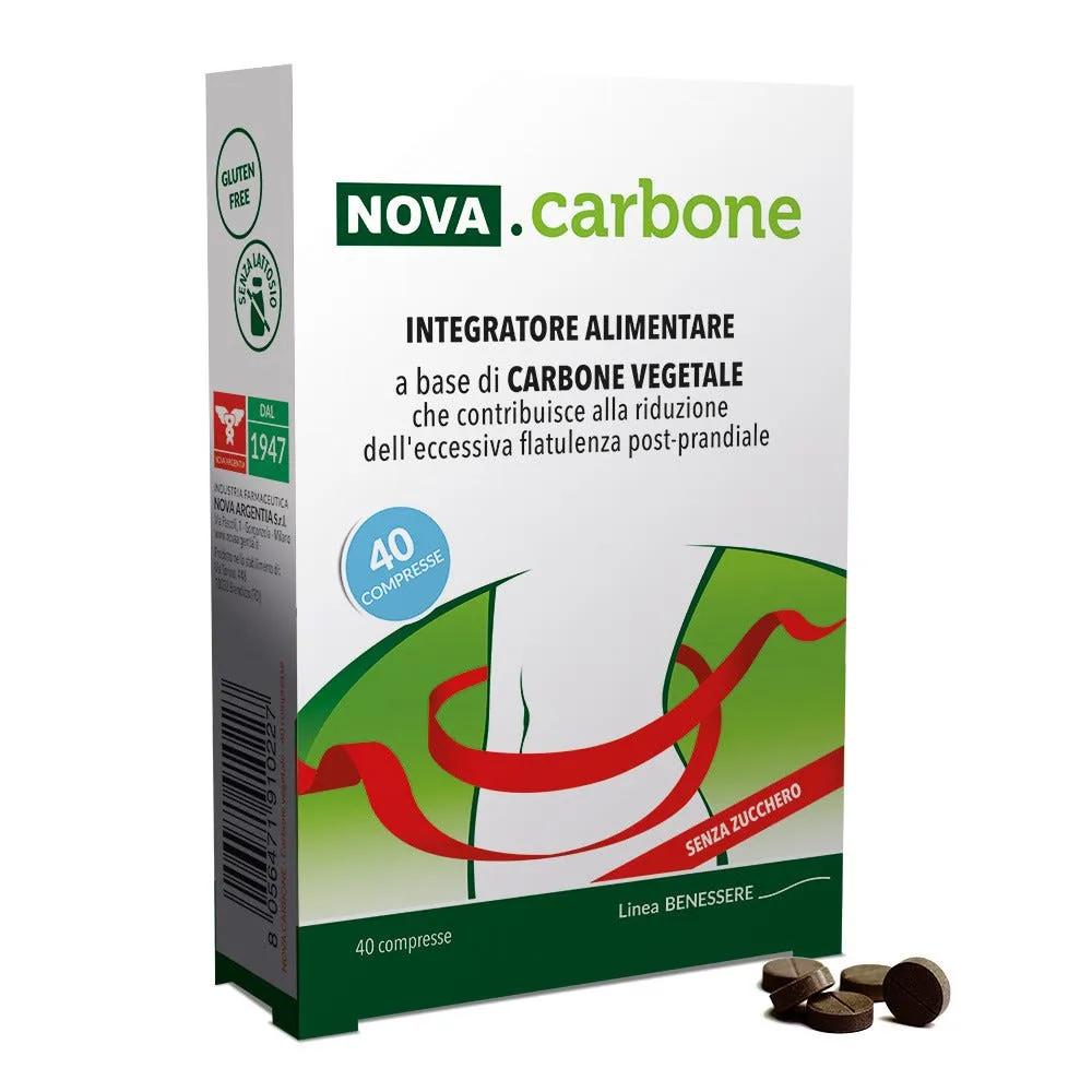 Nova Carbone Vegetale Integratore 40 compresse