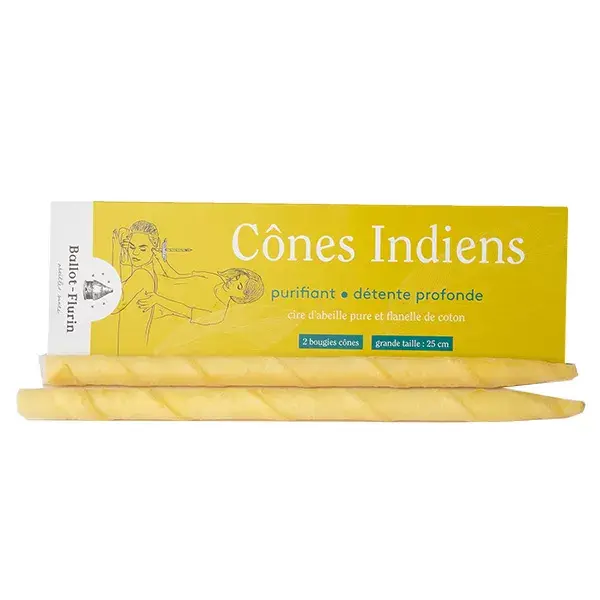 Ballot Flurin Indian Cones Ear Candle 2 units Sanareva