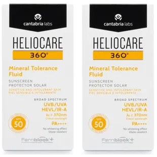 Heliocare 360 Mineral Tolerance Fluid SPF50 2x50 ml