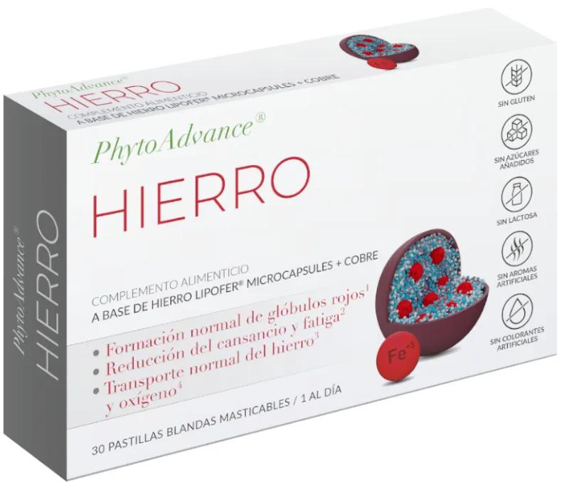 PhytoAdvance Fer 30 Comprimés Souples à Croquer