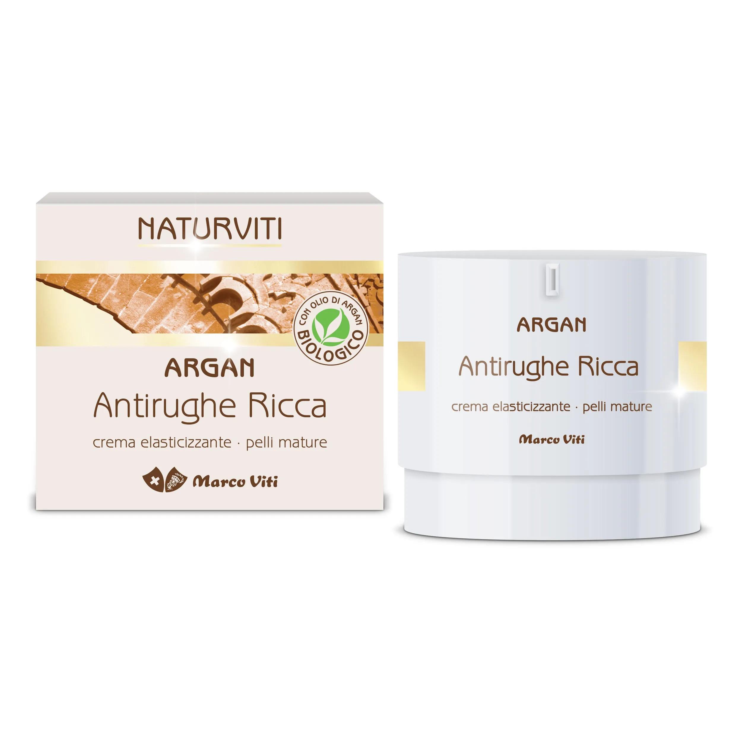 Naturviti Argan Crema Viso Antirughe Ricca 50 ml