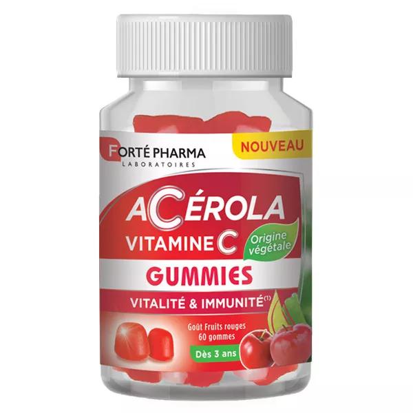 Forté Pharma Acerola Gummies Vitamina C 60 Gummies Energía Alivio Fatiga