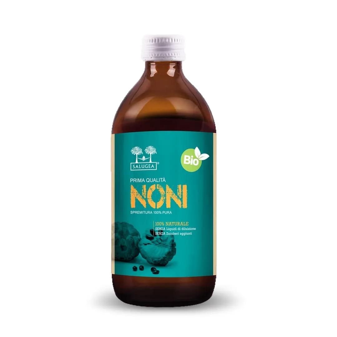 Salugea Succo di Noni Biologico 100% Puro 500 Ml