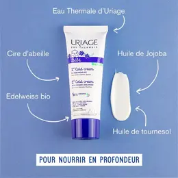 Uriage Bébé 1èr Cold Cream Nourrissante Apaisante Visage Corps 75ml