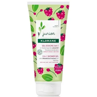 Klorane Petit Junior Gel de banho de framboesa 200 ml
