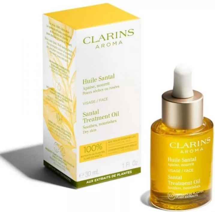Clarins Santalöl für trockene oder gerötete Haut 30 ml