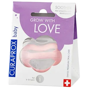 Sucette Curaprox Baby Rose Taille 1