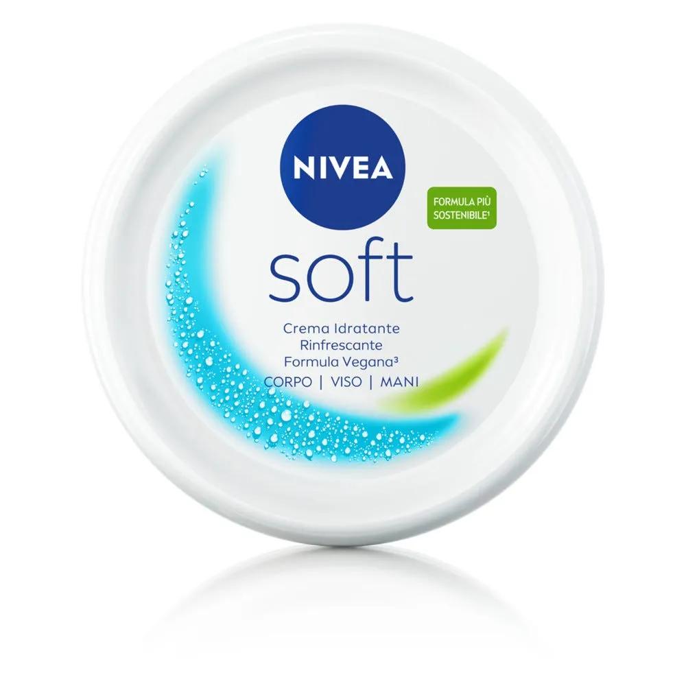 Nivea Soft Crema Idratante Rinfrescante Viso Corpo Mani 200 ml