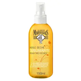 Le Petit Marseillais Huile Sèche Sublimante Karité, Amande Douce et Argan 150ml