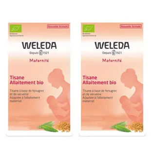 Weleda Maternité Tisana Allattamento Finocchio Vervena Bio Lotto di 2 x 20 bustine