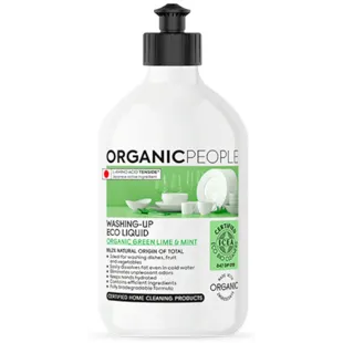 Organic People Eco-Friendly Dishwashing Liquid Lime and Mint 500ml