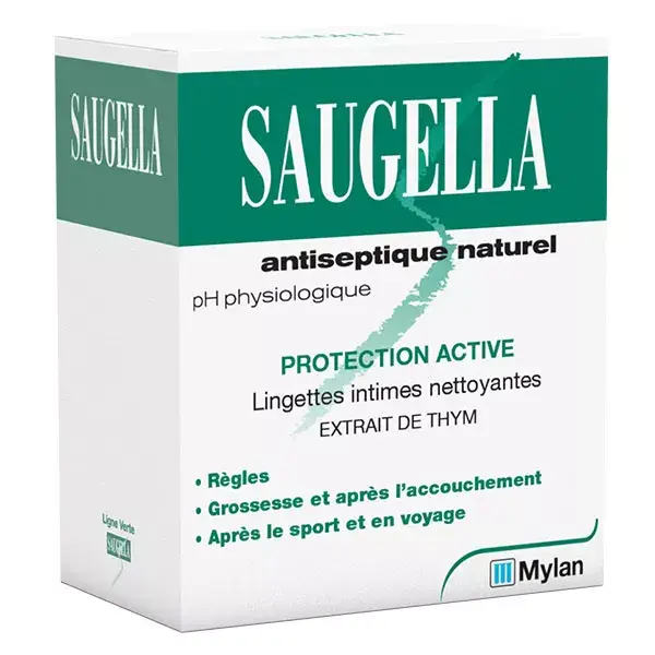 Saugella Antiseptic Wipes 10 Pack