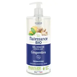 Natessance Gel Douche Gingembre Stimulant 1L