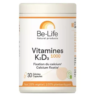 Be-Life Vitamine K2 + D3 1000 30 capsule