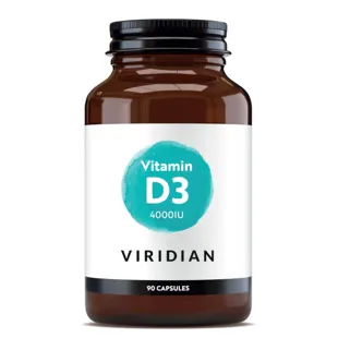 Viridian Vitamin D3 4000IU 90 VegCaps
