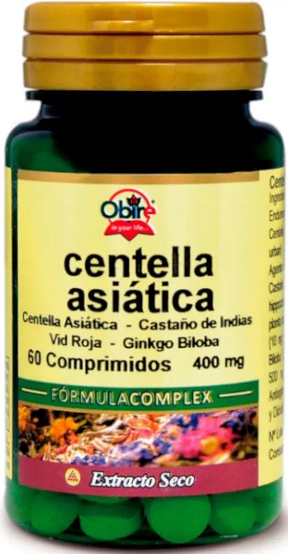 Obire Centella Asiatica Complexe 400 mg 60 Comprimés
